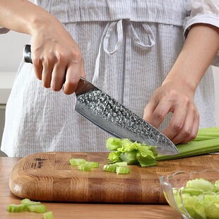 Cross Border in stock VG10 Steel Core Chef Knife 67 Layers Damascus Steel Kitchen Meat Knife Household Small Chopper