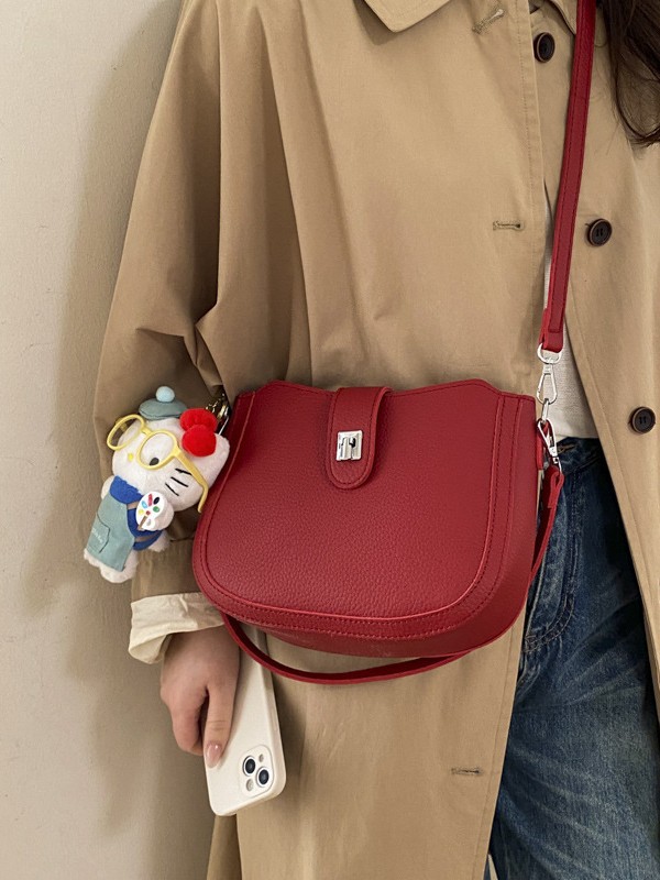 Lichi de alta sensación bolso de cubo de mano mujer 2026 venta caliente nueva moda lujosa versátil bolso de hombro image 4