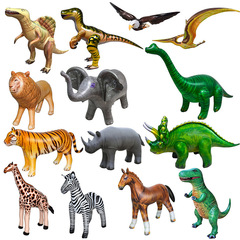 Factory Wholesale Crocodile Simulation Animal Educational Toy Model Children's World Garden Baby Cognitive Inflatable Toy