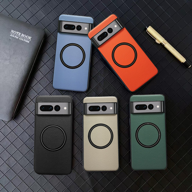 Litchi pattern for Google 10proxl phone case pixel 6/7A/8A solid color magnetic 9A full-cover protective cover Litchi pattern for Google 10proxl phone case pixel 6/7A/8A solid color magnetic 9A full-cover protective cover