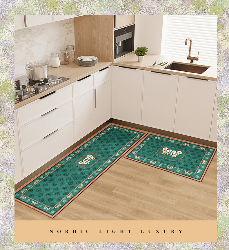 厨房地垫,家用地毯,简约地垫,装饰地毯