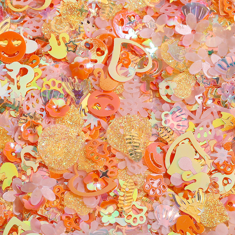 Color plateado lentejuelas nido pieza flash DIY material decorativo ropa Ropa Accesorios hecho en casa pendientes materiales accesorios image 80