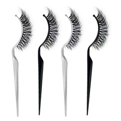 Grafted false eyelashes try-on device, eyelash beauty try-on strip display stand, board artifact, makeup black and white plastic stick