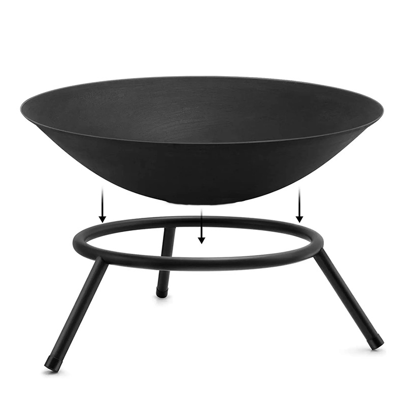 Wholesale transfronterizo 22 pulgadas gruesa olla redonda de comercio exterior horno de leña horno de leña horno de calefacción horno de leña