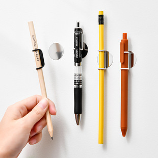 Multifunctional silicone pen holder pen marker universal pen holder removable whiteboard pen magnetic suction pen holder fixed pen case