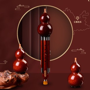 Меньшинства играют на музыкальных инструментах тыквы из красного дерева из цельного дерева тыквы из тыквы