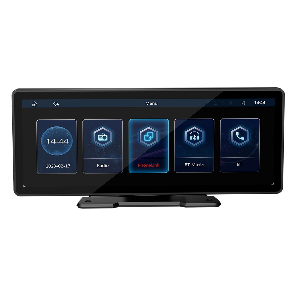 Pantalla portátil Carplay de 10.26 pulgadas para automóvil, reproductor MP5 con Bluetooth, imagen de reversa de alta definición, pantalla inteligente con navegación.