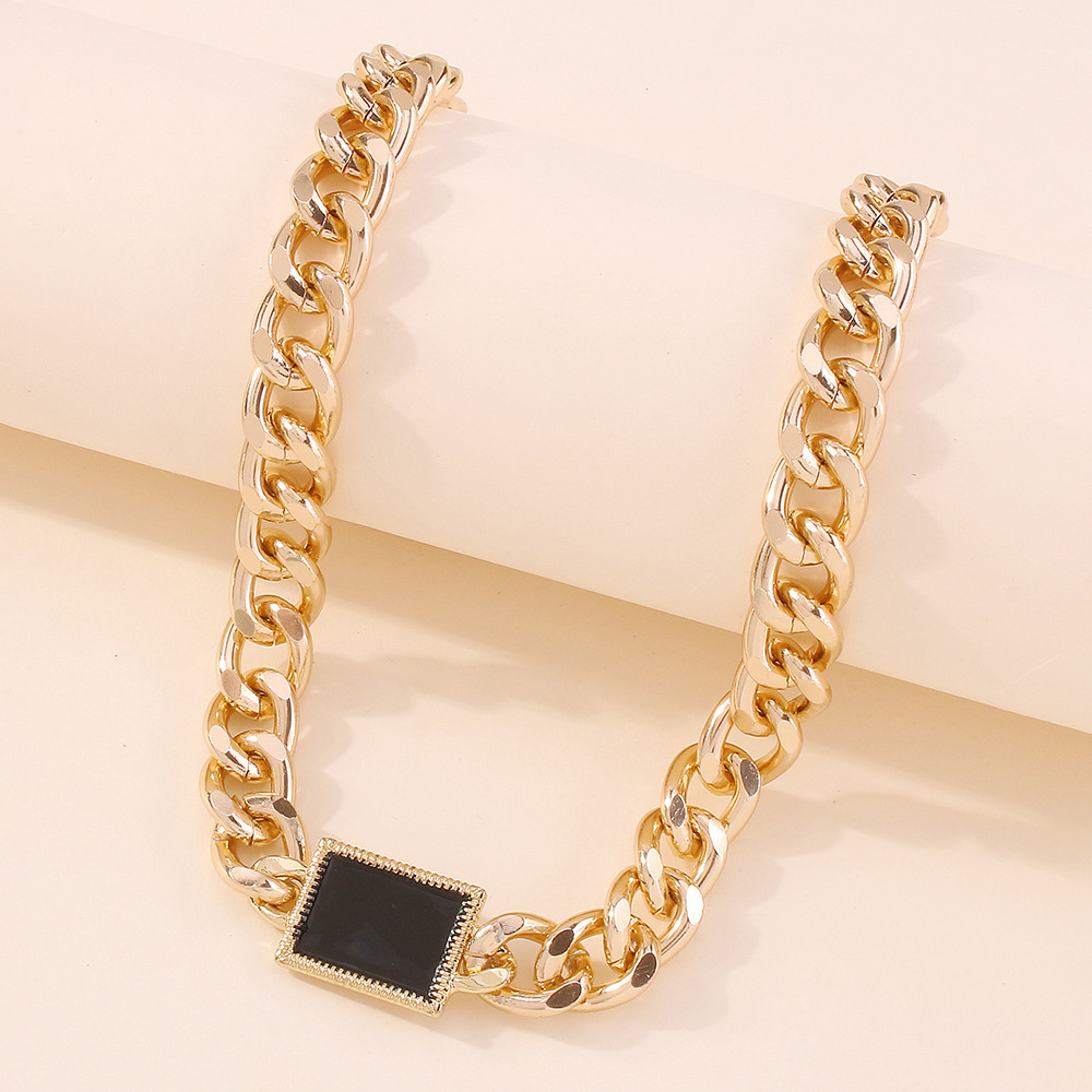 fashion simple thick chain necklace wholesale