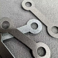 廠家手機掛繩配豬鼻扣件皮革質帶孔8字配件飾品配飾材料批發