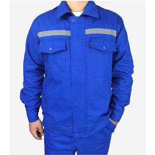 CSSC中国船舶工作服套装纯棉蓝色船厂工作服透气吸汗电焊工劳保服-阿里巴巴