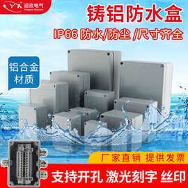 迎欣铸铝接线盒定制加工室外铸铝分线盒户外防水接线盒开孔按钮盒