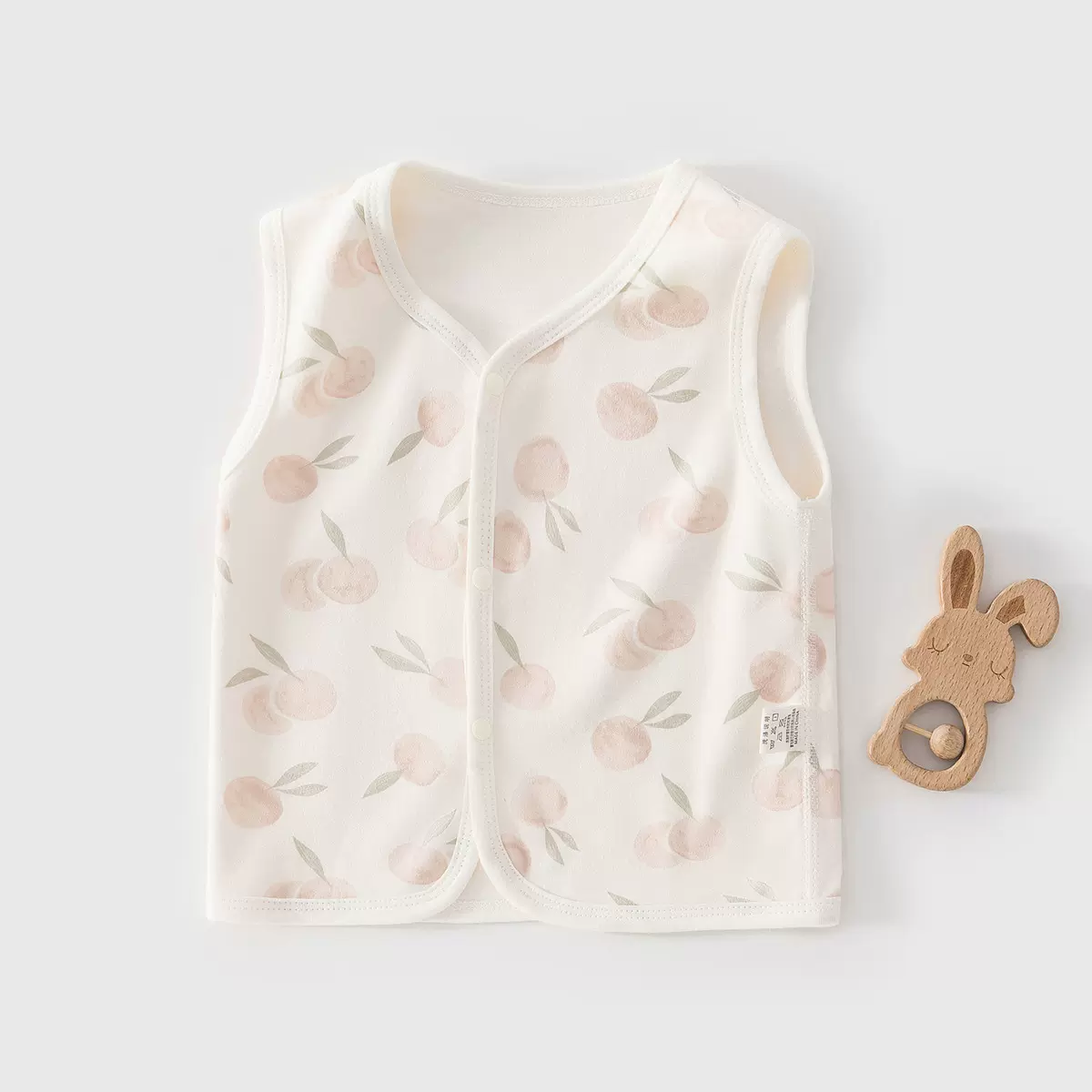 婴儿双层马甲春秋季新生外穿纯棉男女童幼儿外套儿童开衫宝宝背心