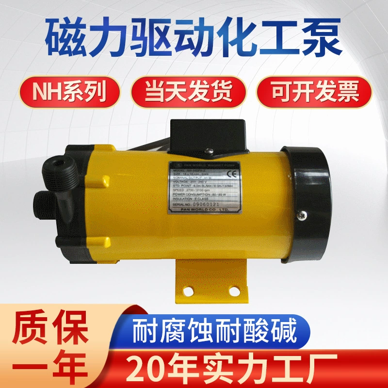 Большое количество на складе NH-100PX-T импортный коррозионно-стойкий Магнитный насос PAN WORLD Hongyuan Expo 220 В