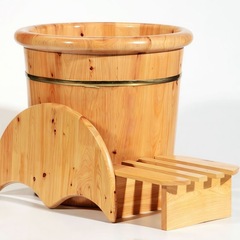 足を浸した樽の家庭用の木の足の桶のメーカーの1件の卸売りの恒温の足のたらいの養生の足の桶