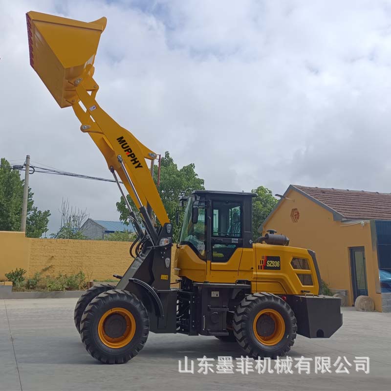 建筑工地工程用抓草抓木机铲车装载机 四驱装载机 外贸出口