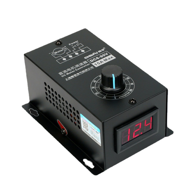 直流电机调速器6V12V24V36V48V60V72V90V通用PWM模块15A