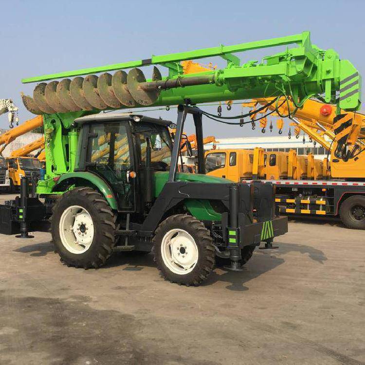 拖拉机改装吊钻一体机锰钢大臂运转灵活小型拖拉机改装吊钻一体机