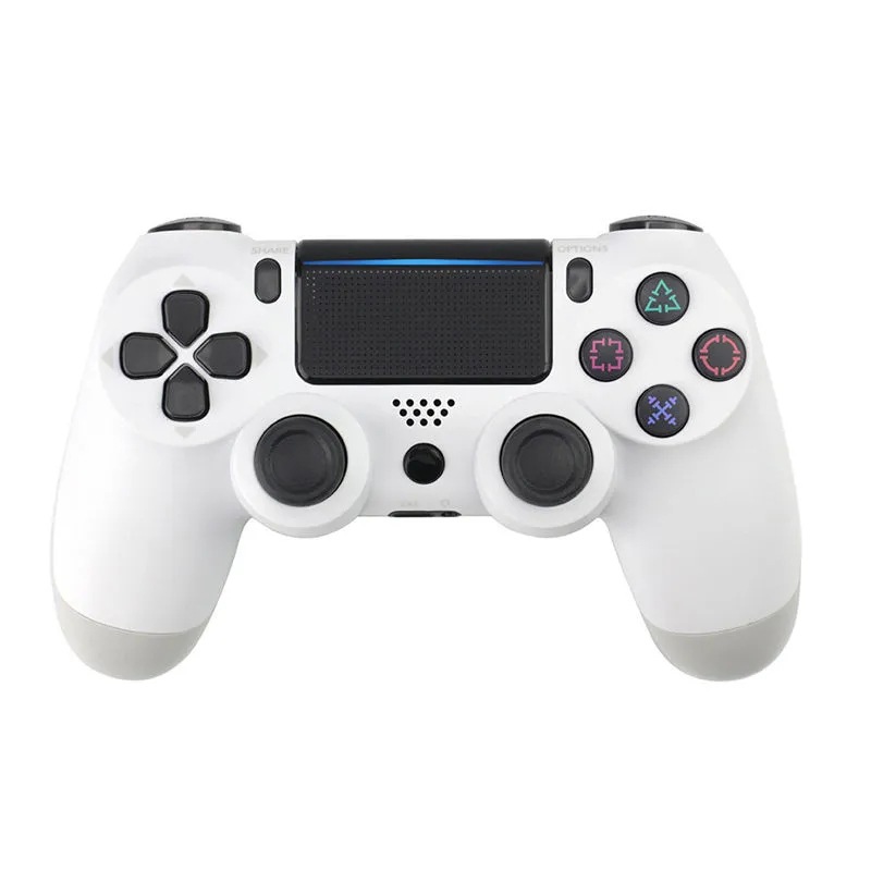 Fabricante de gamepad P4 PC computadora Steam doble joystick nuevo controlador Bluetooth con cable/inalámbrico spot al por mayor