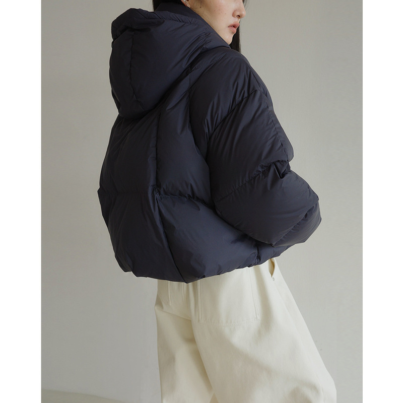 Evertrue 90 White Duck down Jacket Women's Warm Winter Korean Style Red Hooded Loose Jacket Trendy 68157