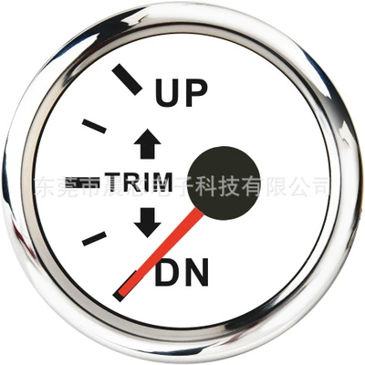 Other vehicle instruments 52mm Multi-Color Pointer Balance Gauge - cx6028-white-plate-left-red-light