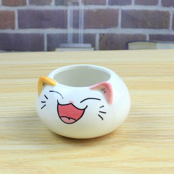ceramic creative cartoon flowerpot