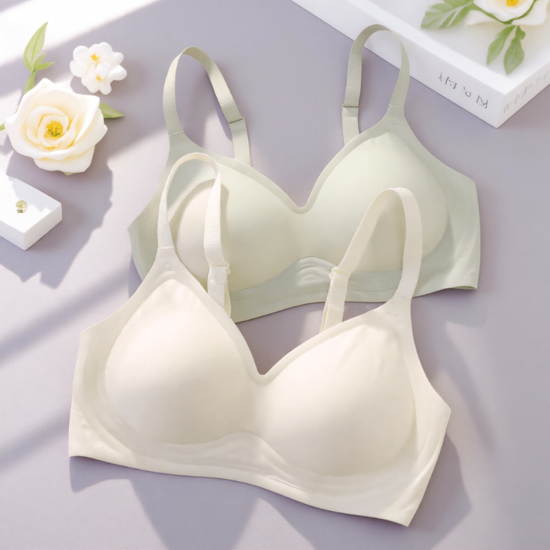 Jelly Soft Support Seamless Sports Bra for Women, Thin Style, Minimizes Large Bust, Summer Push-Up Adjustable Fixed Cup Bra Jelly Soft Support Seamless Sports Bra for Women, Thin Style, Minimizes Large Bust, Summer Push-Up Adjustable Fixed Cup Bra