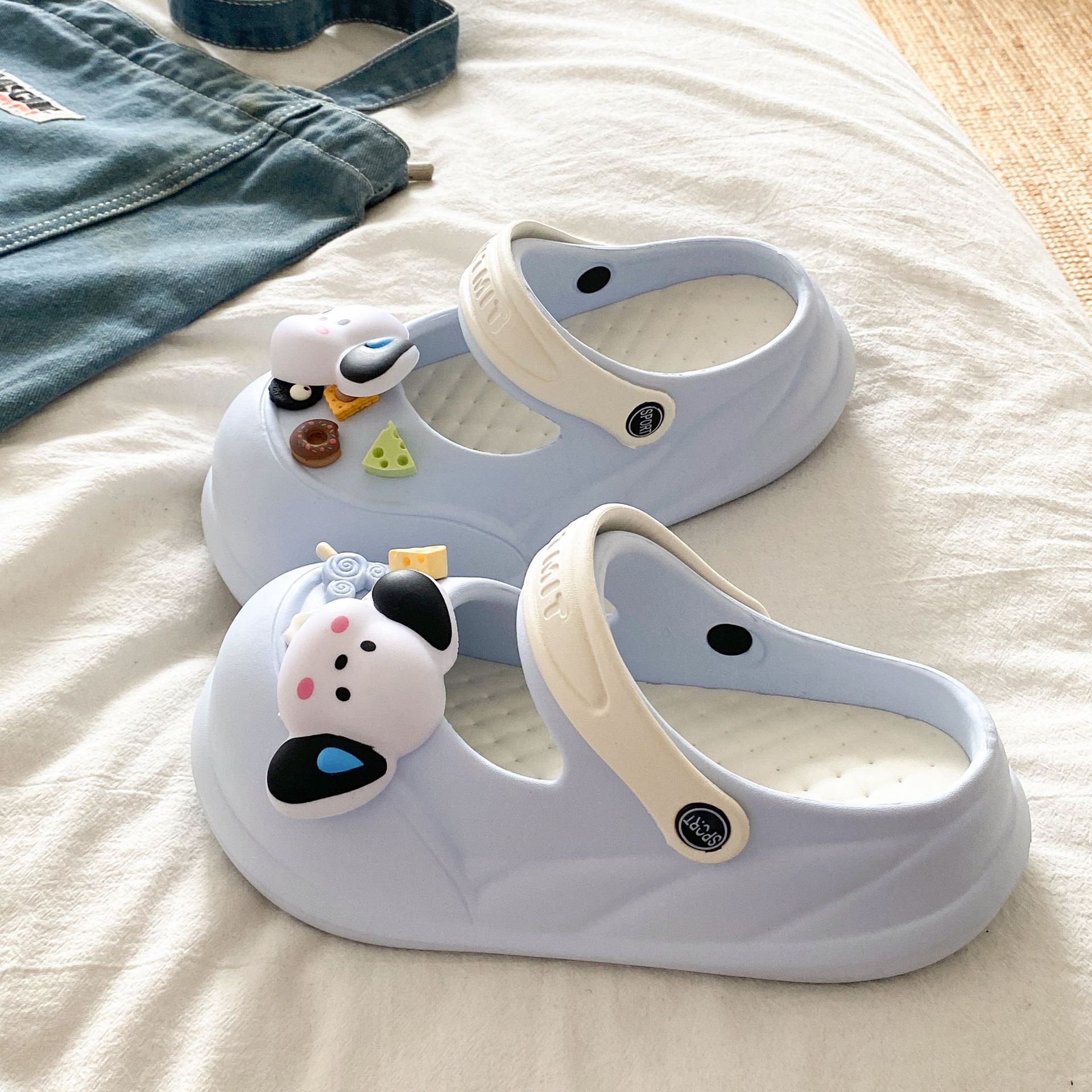 파란색과 흰색 · 말문이 막힌 개
