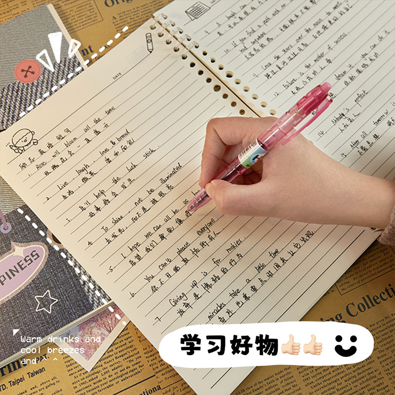 Estilo Denim B5 cuaderno de hojas sueltas de alto aspecto antiadherente mano desmontable clip de hojas sueltas núcleo de reemplazo libro de ejercicios