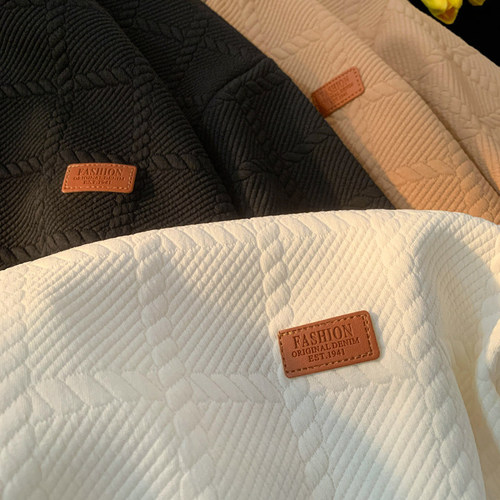 Chic Print Heavyweight Short-Sleeve T-Shirt for Men - Trendy Loose Top, Summer 2025 New Arrival, Five-Button Cuff