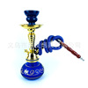 Water smoke bottle small single dual -pipe Arabia water cigarette crystal glass Hookah cross -border goods Shisha factory