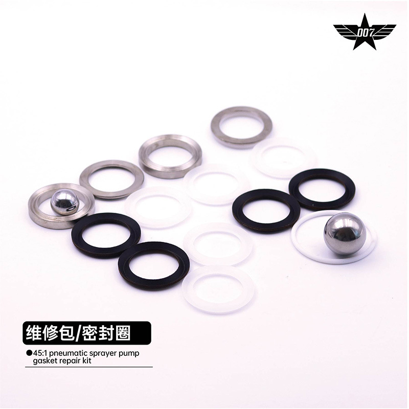气动喷涂机维修包密封圈Merkur 45:1 pneumatic sprayer pump rep