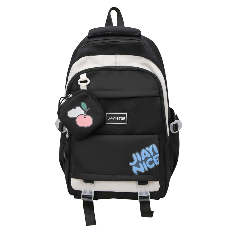 Niña japonesa estilo ins, mochila escolar ligera y linda, simple y versátil, mochila de gran capacidad para estudiantes universitarios de secundaria y preparatoria