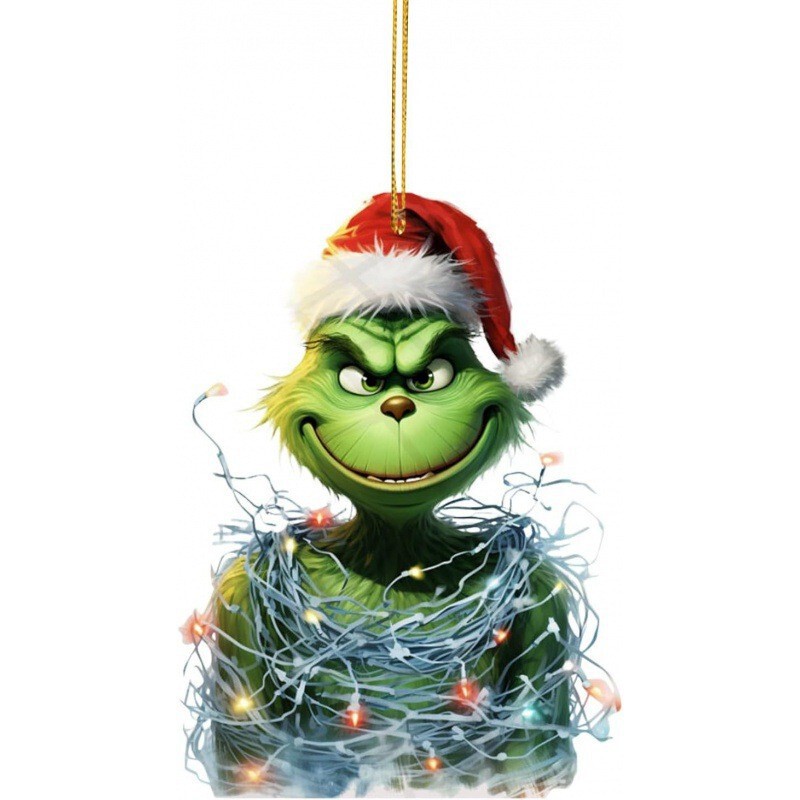 クリスマスグリーン奇ペンダントクリスマスツリー装飾祝日装飾用品ペンダントアクリル家庭クリスマスペンダント|undefined