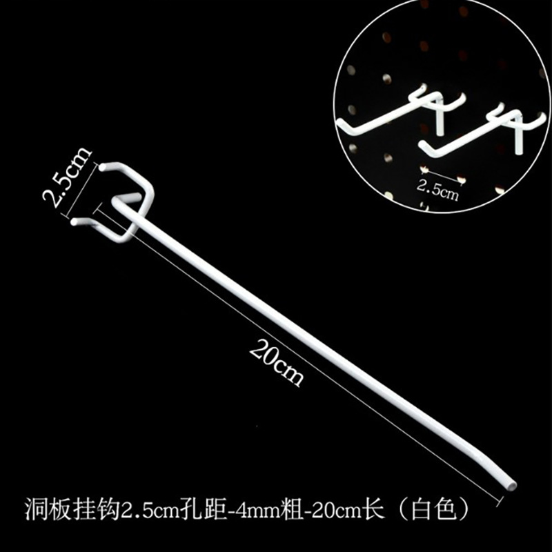 Hole Hole Plate Triangle gancho tienda de ropa joyería gancho supermercado estante de conveniencia papelería hardware estante de exhibición gancho