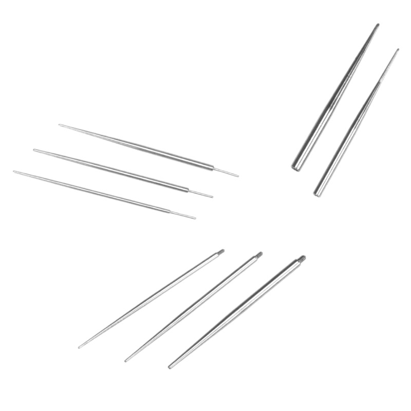 ステンレス誘導針内外ねじピン穿孔誘導棒耳釘唇釘舌釘牽引針補助工具