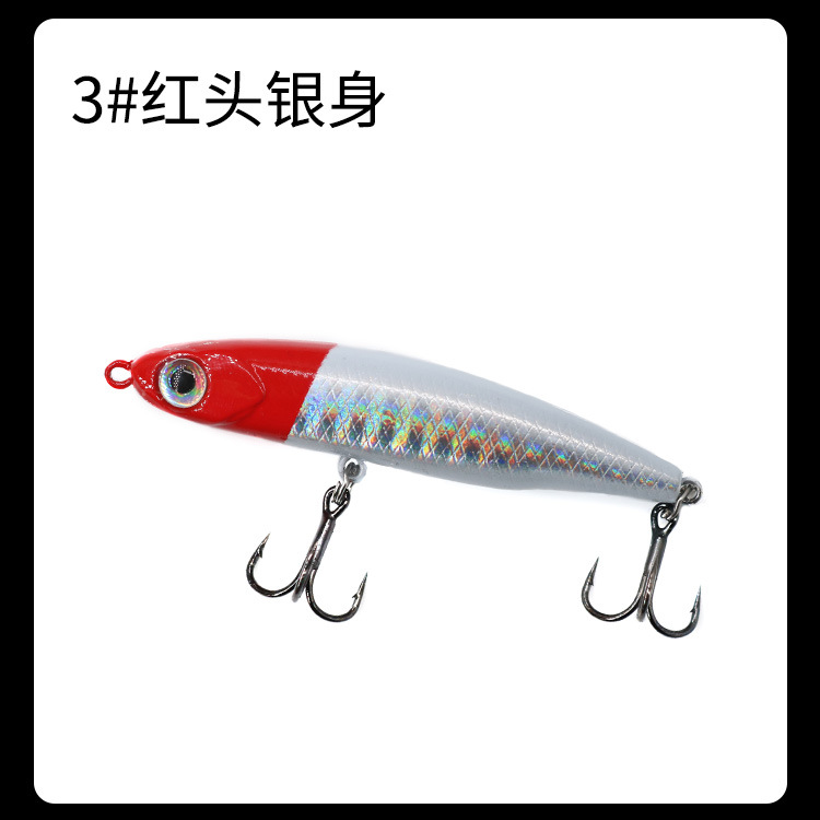 6 Colors Sinking Minnow Fishing Lures Hard Plastic Minnow Baits Bass Trout Fresh Water Fishing Lure