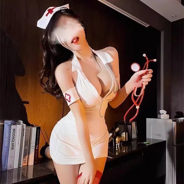 plus size sexy underwear nurse role play sexy passion suit midnight charm crotch uniform seduction shirt
