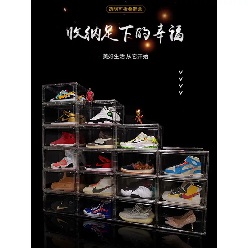 Air Jordan акриловые спортивные кроссовки, коробка для хранения, подставка