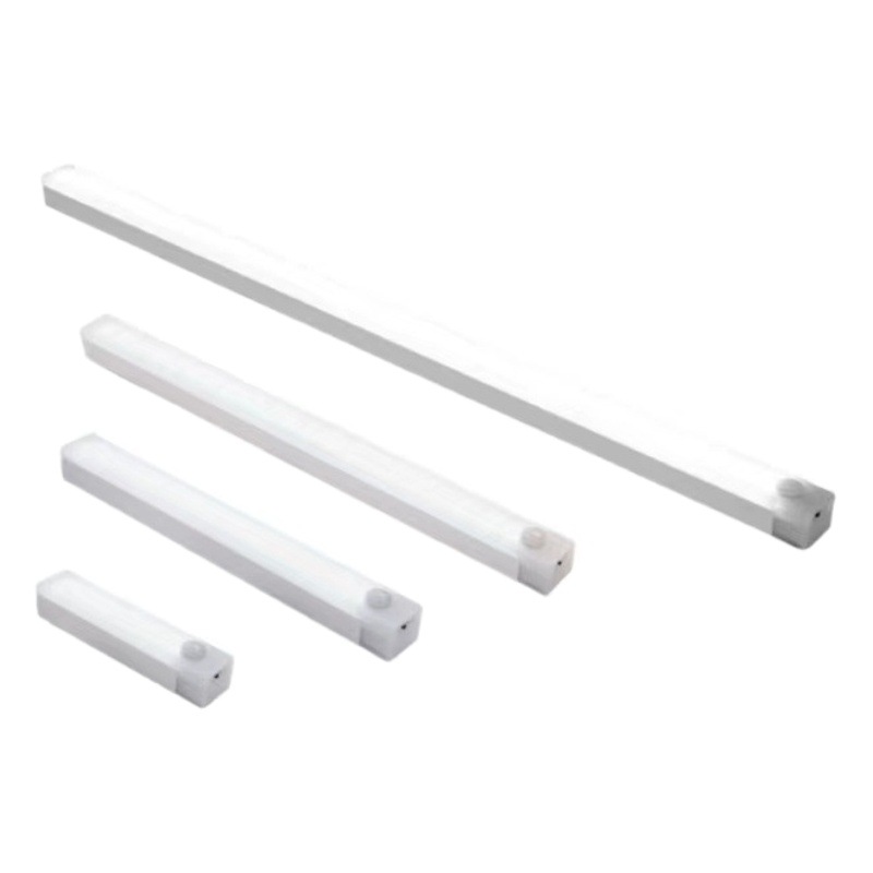 Luz nocturna inteligente con sensor de movimiento, tira magnética LED recargable e inalámbrica para armario, dormitorio o pasillo