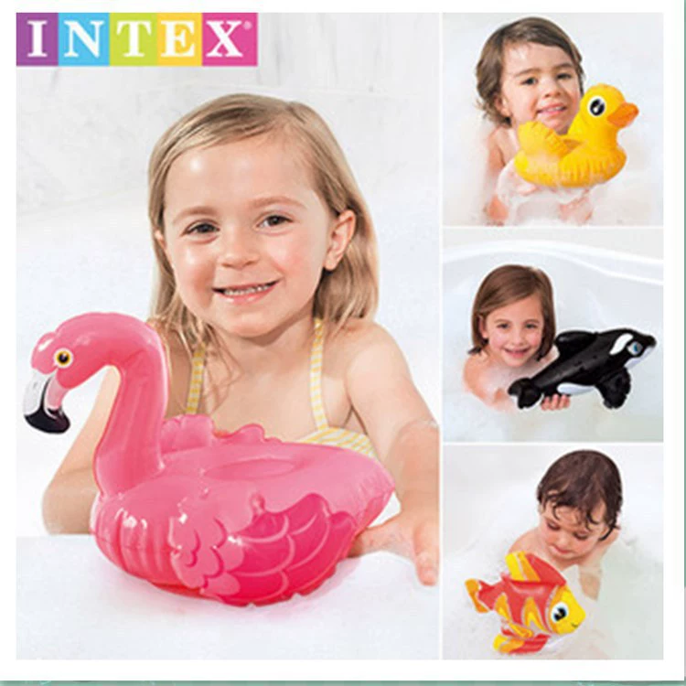 Надувная игрушка Intex для игр младенца в воде, милые животные