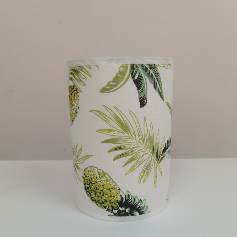 花色直筒灯罩-菠萝