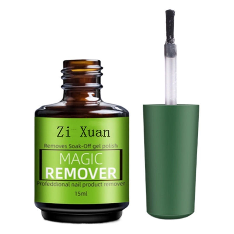 Ráfaga removedor de esmalte de uñas magia potente removedor de esmalte de uñas rápido transfronterizo Venta caliente Venta Directa removedor de esmalte de uñas 15ml