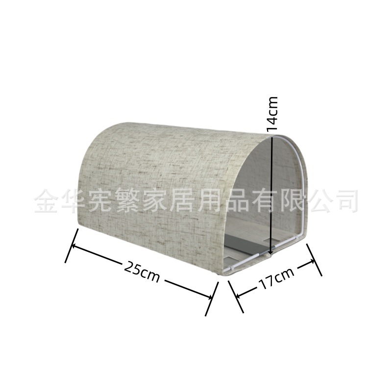 Transfronterizo amazona americana sencilla semicircular lámpara de lino pantalla de lámpara de doble propósito fondo de pared de arte cabecera de cama fondo semicircular