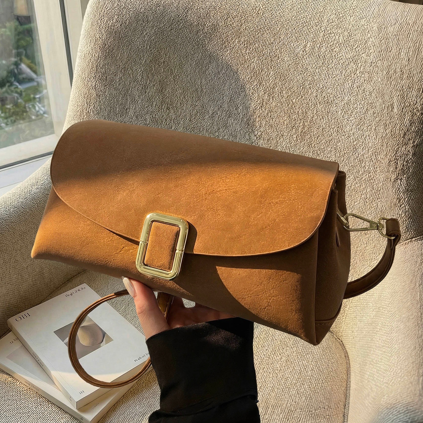 Nichezhong bolso de lujo ligero multicapa para mujeres 2026 nuevo estilo retro universal bolso de almohada de viaje diario mochila