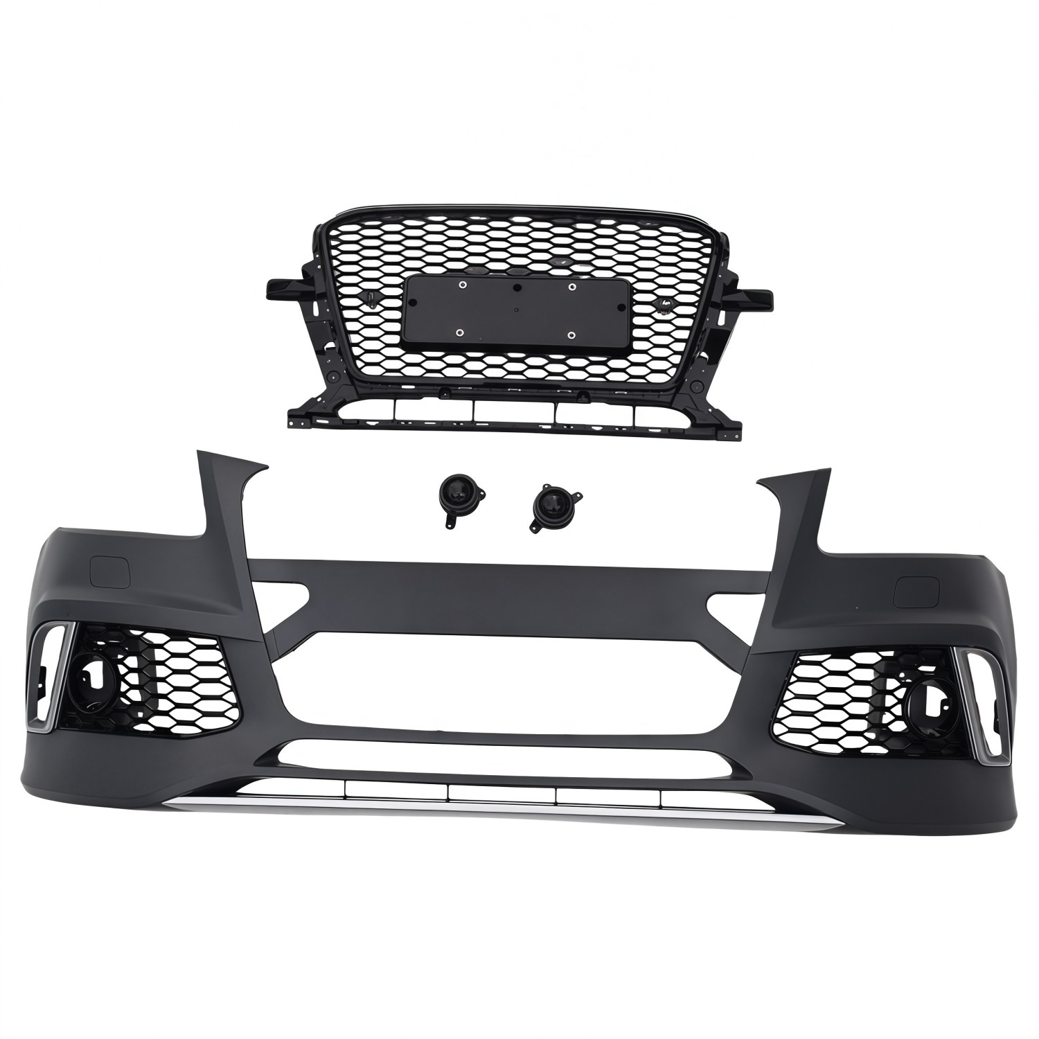 13-17 models, suitable for Audi Q5 front bumper modification, RSQ5 front bumper, front face, and large front grille