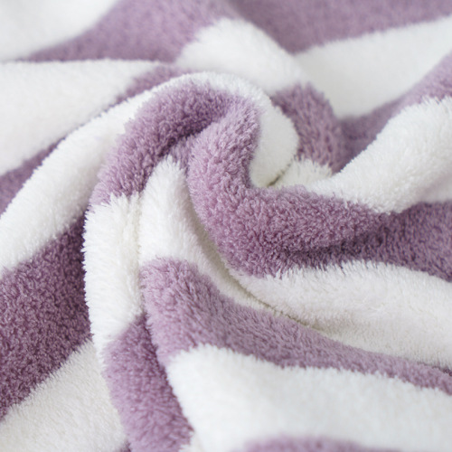 Coral velvet wide strip small towel, water-absorbent soft facial and bathing towel for children, soft and non shedding, logo available