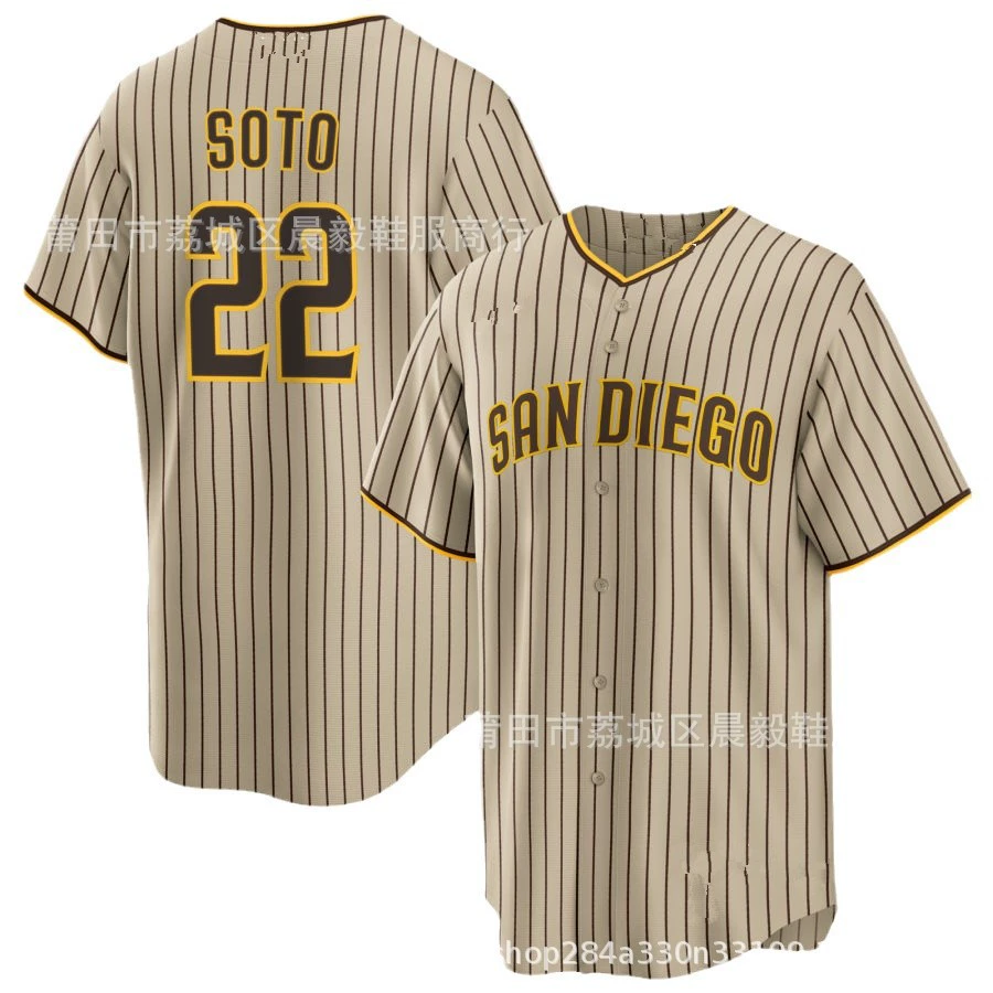 Бейсбольная форма MLB Padres, джерси PADRES TATIS JR.#23 MACHADO#13, для внешних продаж