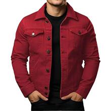 Q 13996 Casual Windproof Button Jacket ���e���L�A�� �羳