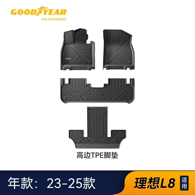 Li Auto L6, L7, L8, L9, Livisi — Universal Foot Pad - high-end-injection-molded-23-25-modelsl8-high-edge-full-tpe-floor-mats