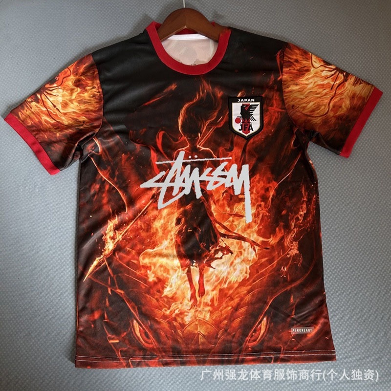 Stussy斯图西球衣弗拉门戈国米意大利纪念版葡萄牙日本短袖足球服|undefined